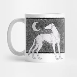 Moon Dog Design Mug